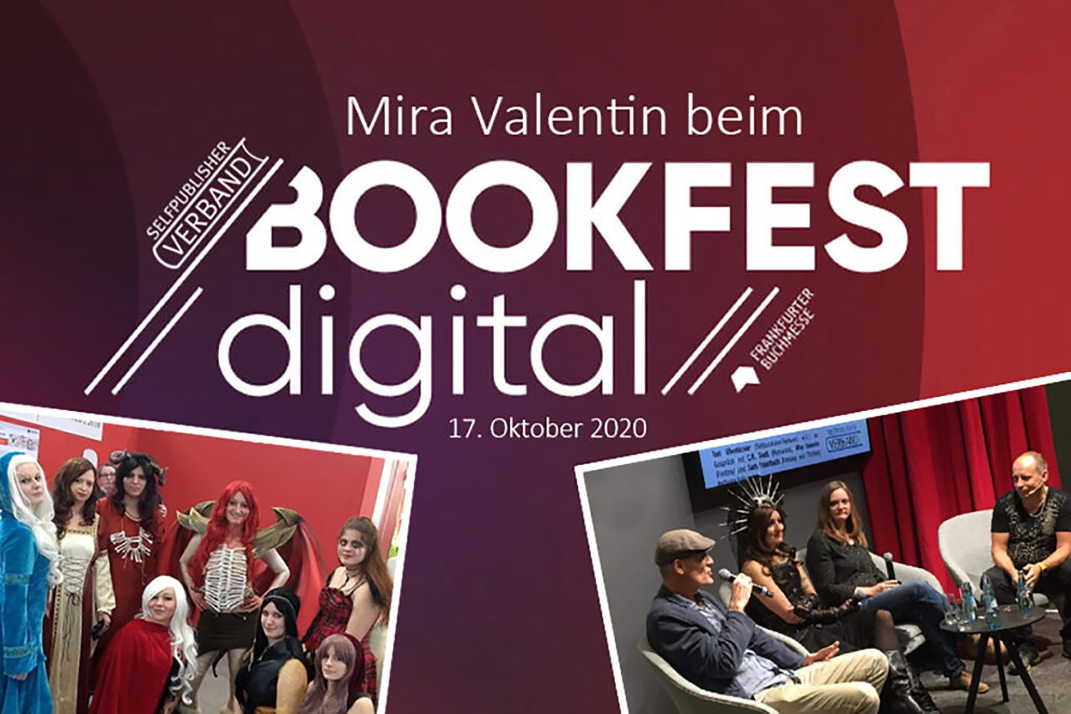 Mira Valentin auf dem BOOKFEST digital der Frankfurter Buchmesse