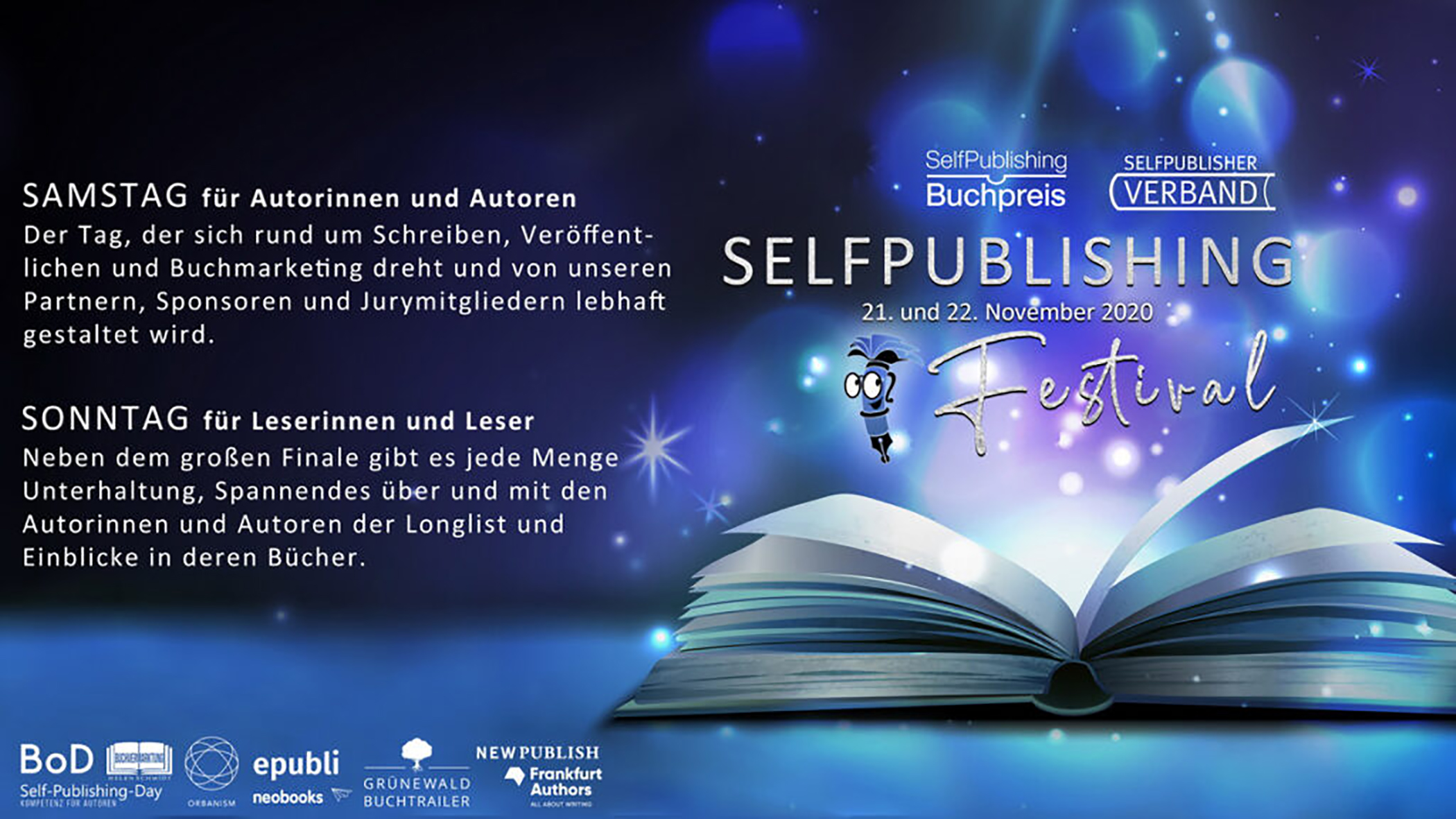 Selfpublisher-Verband richtet erstmals das Selfpublishing-Festival digital aus