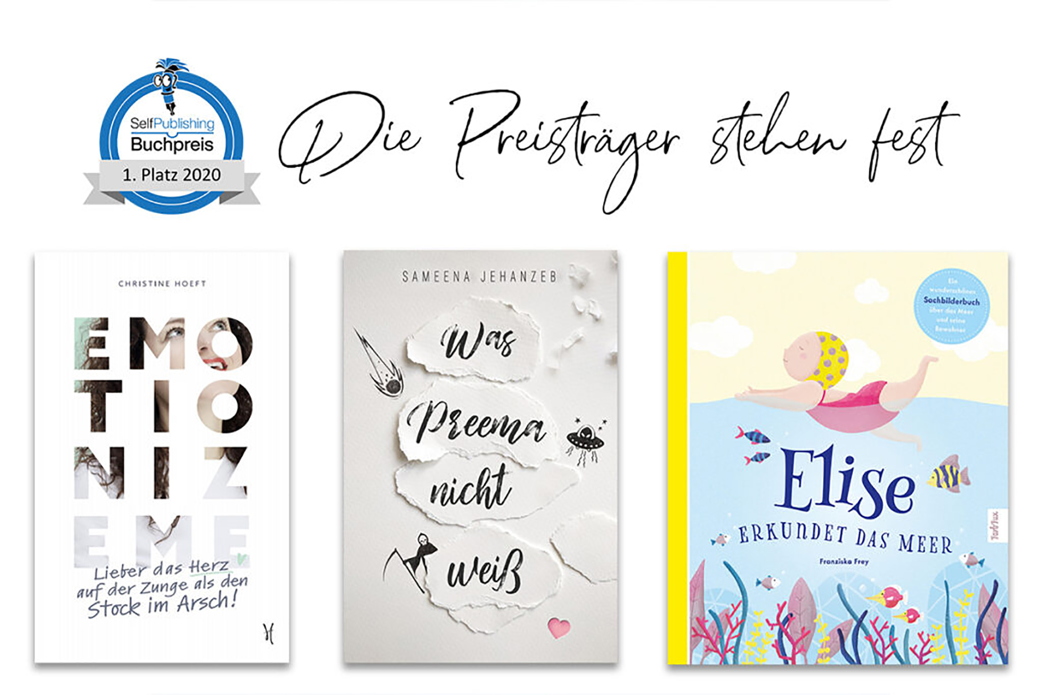 Die Gewinnertitel des ersten Selfpublishing-Buchpreis 2020 stehen fest!