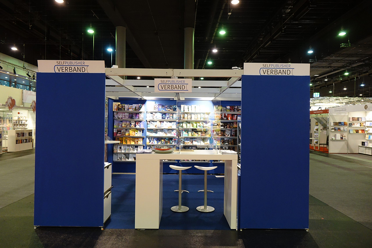 Frankfurter Buchmesse Stand des Selfpublisher Verband gesamt
