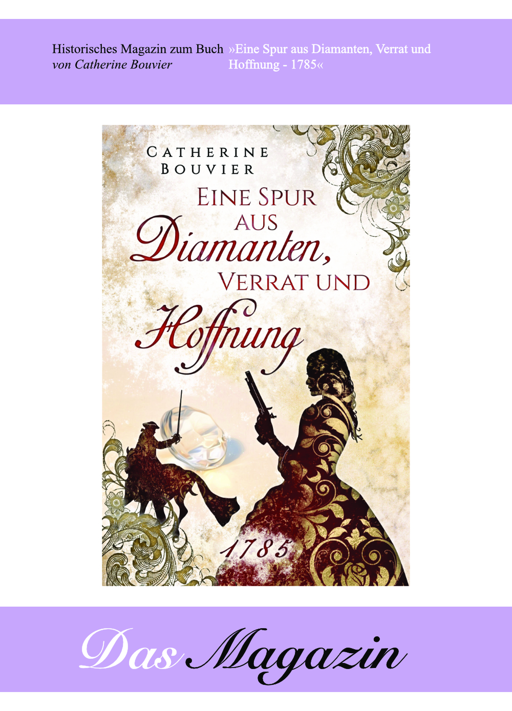 Historisches Magazin zum Buch: Eine Spur aus Diamanten, Verrat und Hoffnung – 1785