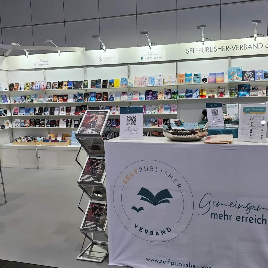 Stand des Selfpublisher-Verbands auf der LBM 2024