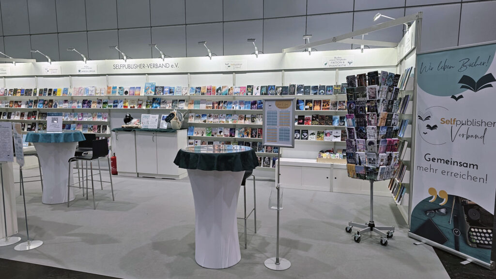 Stand des Selfpublisher-Verbands auf der LBM 2024