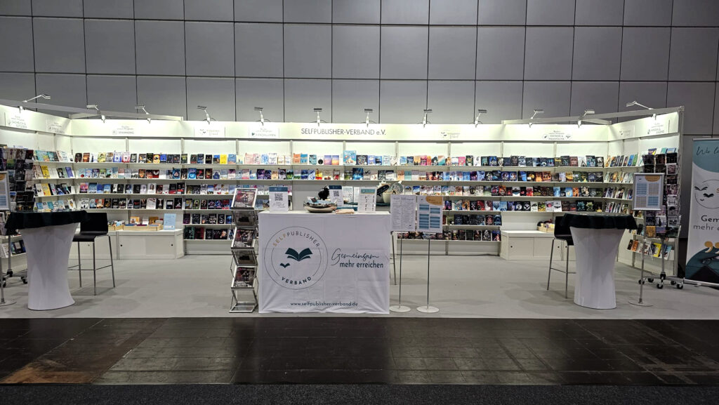 Stand des Selfpublisher-Verbands auf der LBM 2024