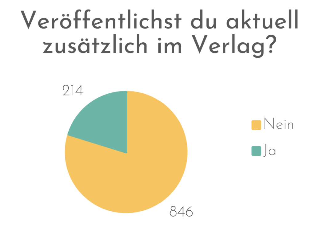 Veröffentlichst du aktuell zusätzlich im Verlag?