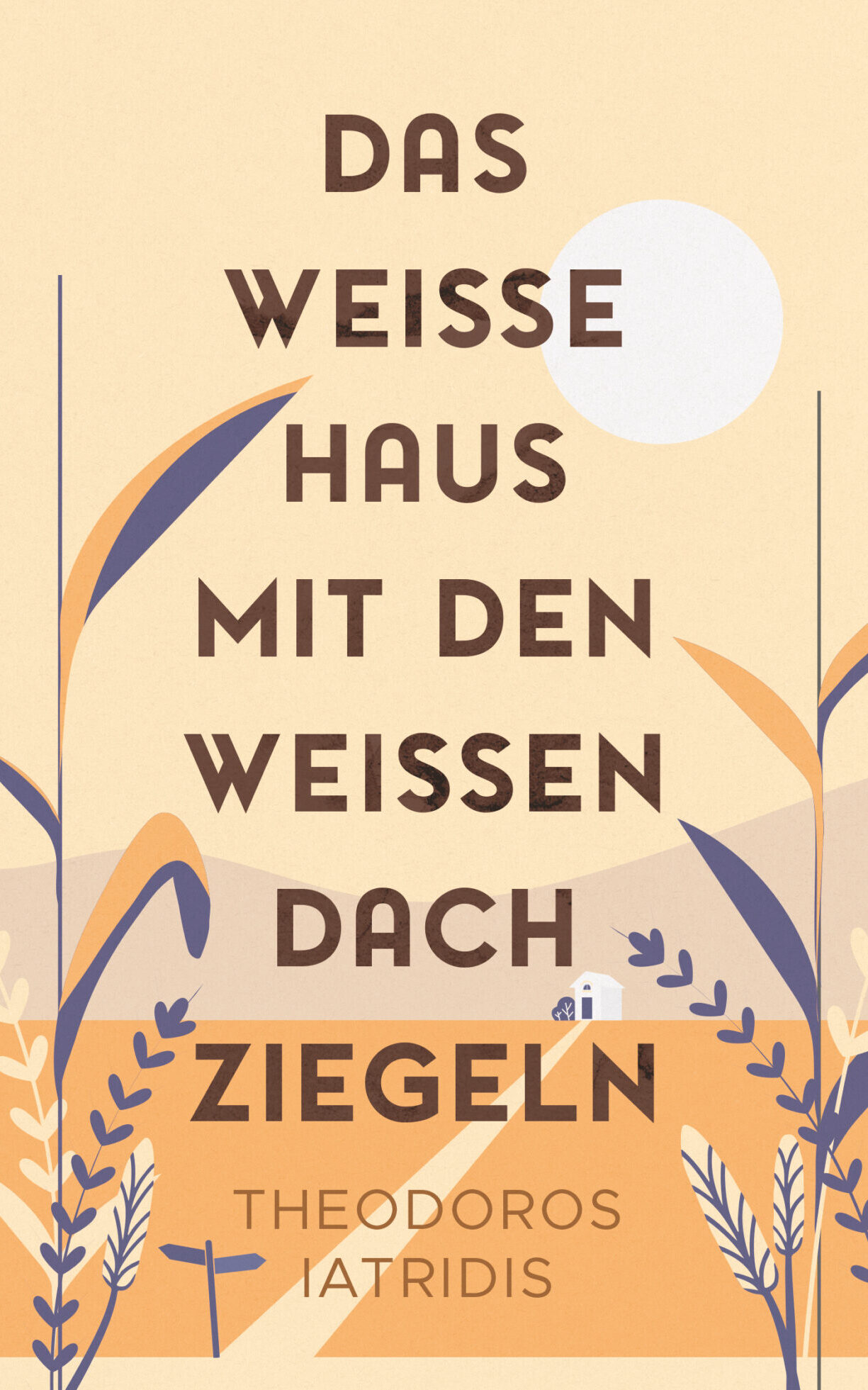 Das weiße Haus mit den weißen Dachziegeln