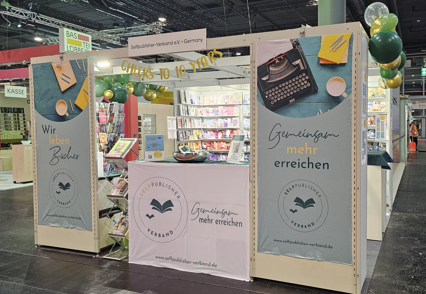 Stand des Selfpublishers Verbands auf der FBM 2025