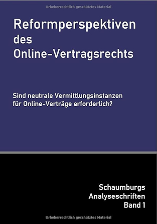 Reformperspektiven des Online-Vertragsrechts Profilbild